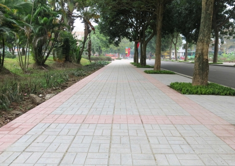 Gạch Terrazzo ngoài trời Secoin tại Khu đô thị Đặng Xá Gia Lâm – Hà Nội